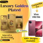 Vivo V50 5G Premium Golden Back Glass