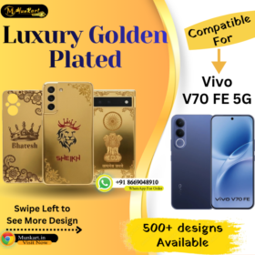 Vivo V70 FE 5G Stylish Golden Back Plate