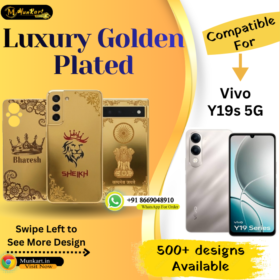 Vivo Y19s 5G Luxury Golden Back Glass