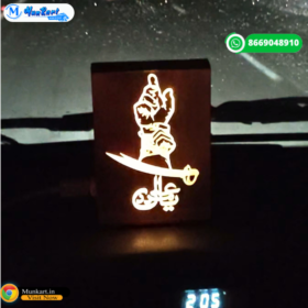 Ya Ali Hand Symbol Islamic LED Light Stand | Table Top Multicolor Glowing Stand